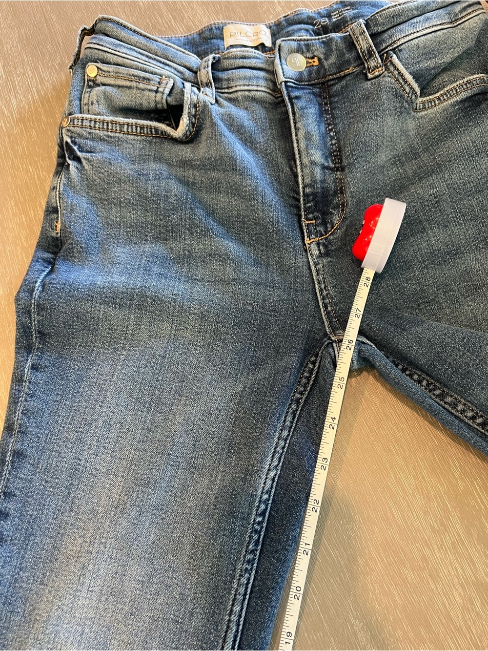 Pilcro Anthropologie The YaYa women’s denim jeans size 28 - Picture 10 of 11